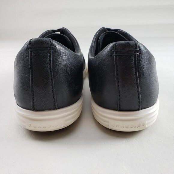 Cole Haan Grand Crosscourt II Shoe Mens 13 Black Leather Lace Up Casual Sneaker - Picture 8 of 11